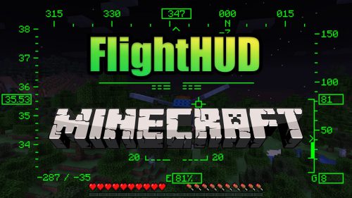 FlightHUD Mod (1.19, 1.17.1) – HUD for Flying Mode Thumbnail