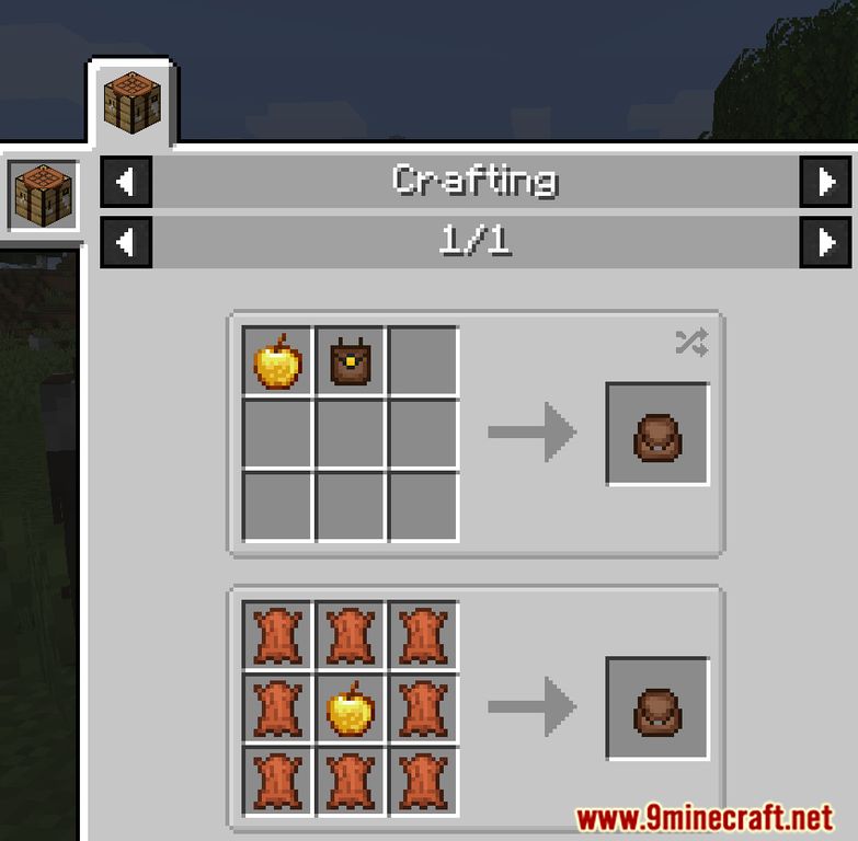 Food Pouches Mod 1.16.5, 1.16.1 (Food Bags) 12