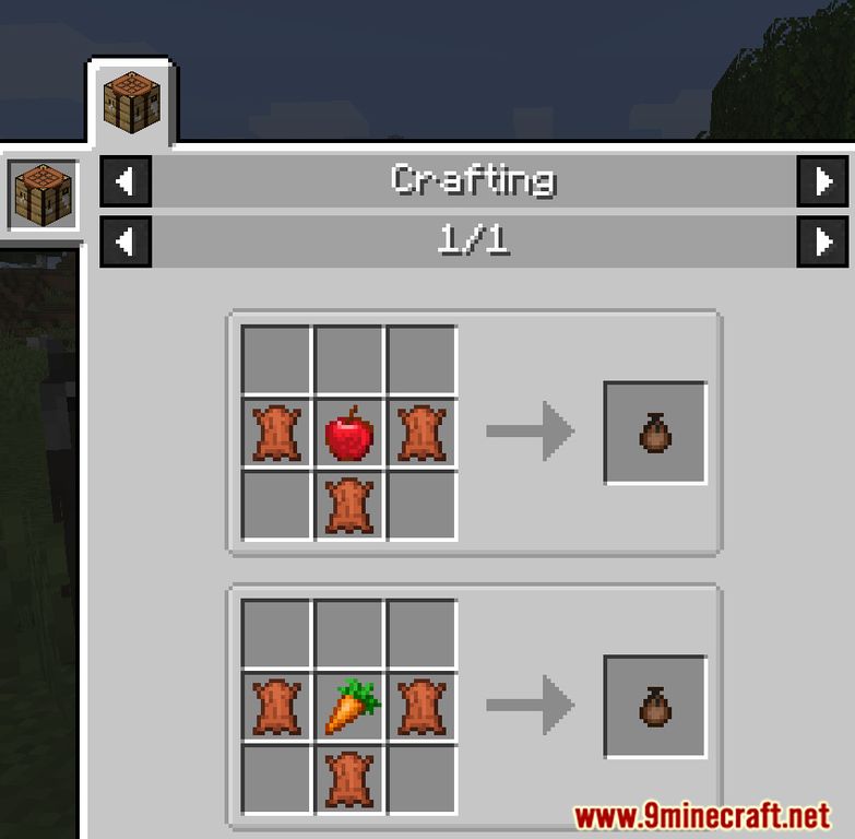 Food Pouches Mod 1.16.5, 1.16.1 (Food Bags) 10