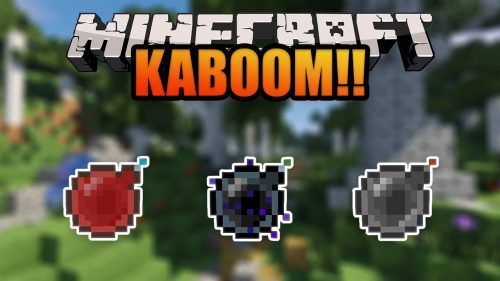 KABOOM Mod 1.15.2 (Explosion, Bombs) Thumbnail