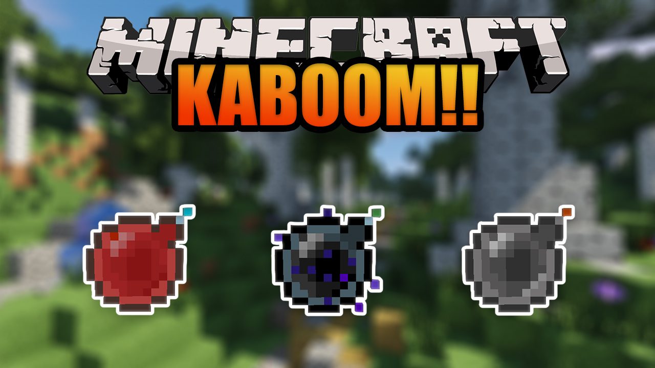 KABOOM Mod 1.15.2 (Explosion, Bombs) 1