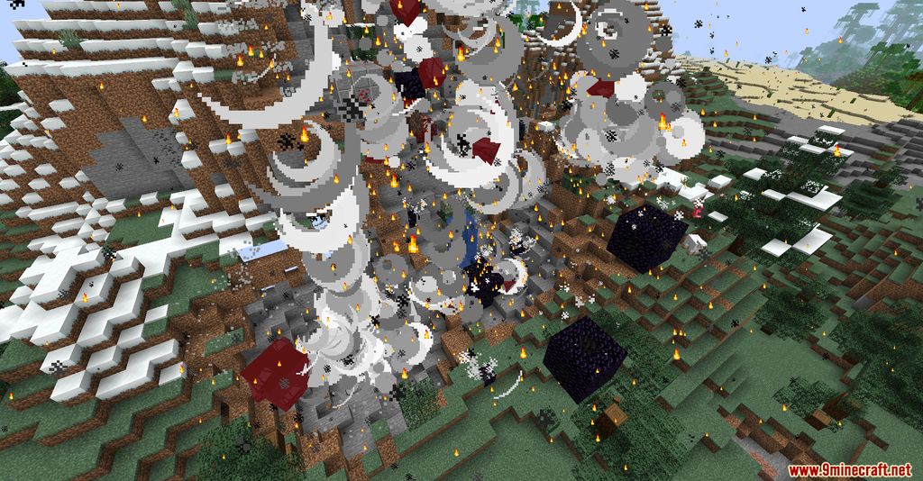 Meteor Shower Mod 1.15.2 (Destructive) 11