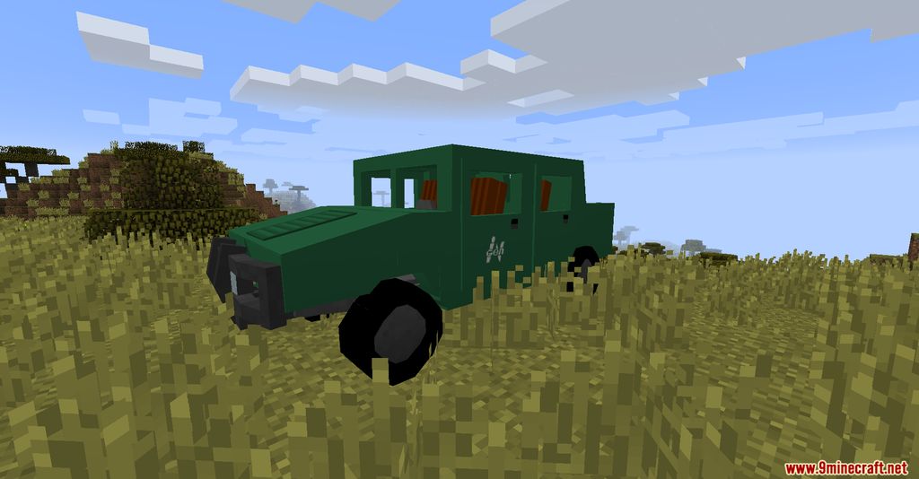 MineJurassic Vehicles Mod 1.12.2 (Decorations, Vehicles) 2