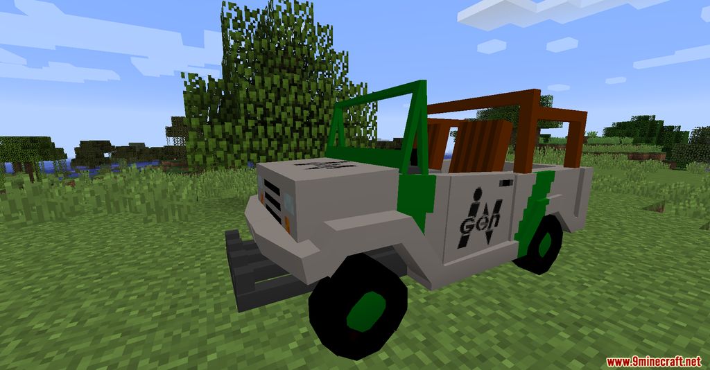 MineJurassic Vehicles Mod 1.12.2 (Decorations, Vehicles) 5