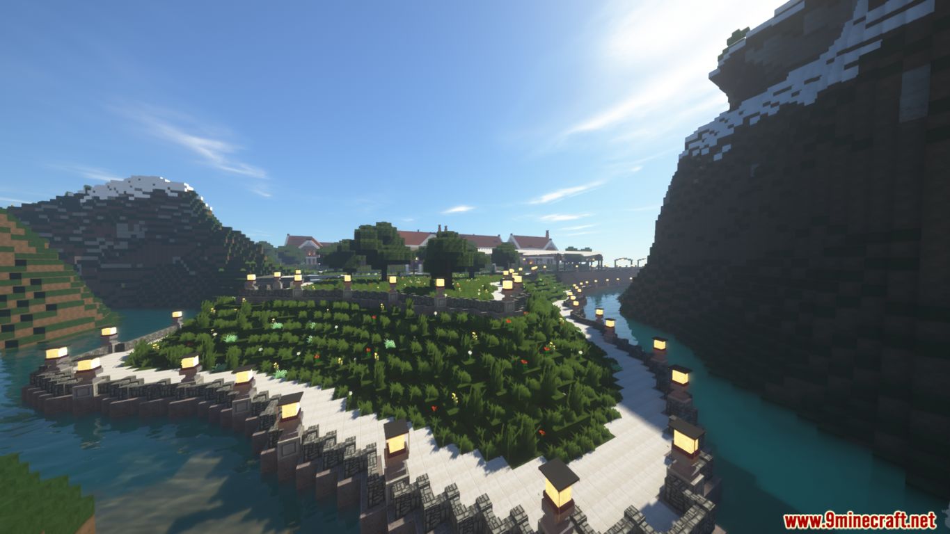 Mineopolis and the Countryside Map 1.16.3 for Minecraft 2