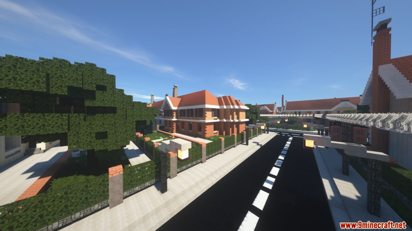 Mineopolis and the Countryside Map 1.16.3 for Minecraft 4