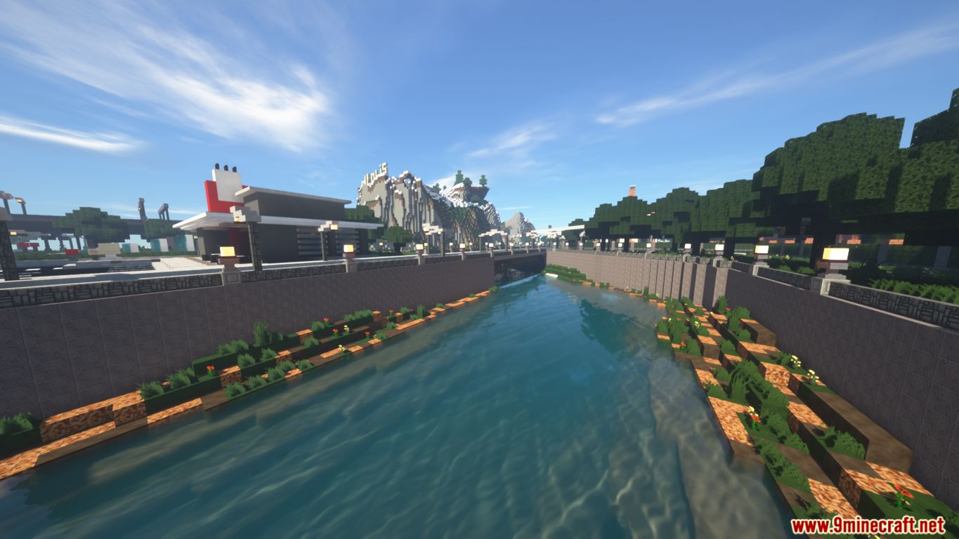 Mineopolis and the Countryside Map 1.16.3 for Minecraft 5