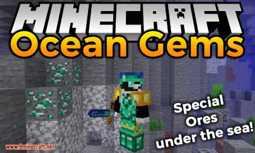 Ocean Gems Mod 1.15.2 (Special Ores Under the Sea) Thumbnail