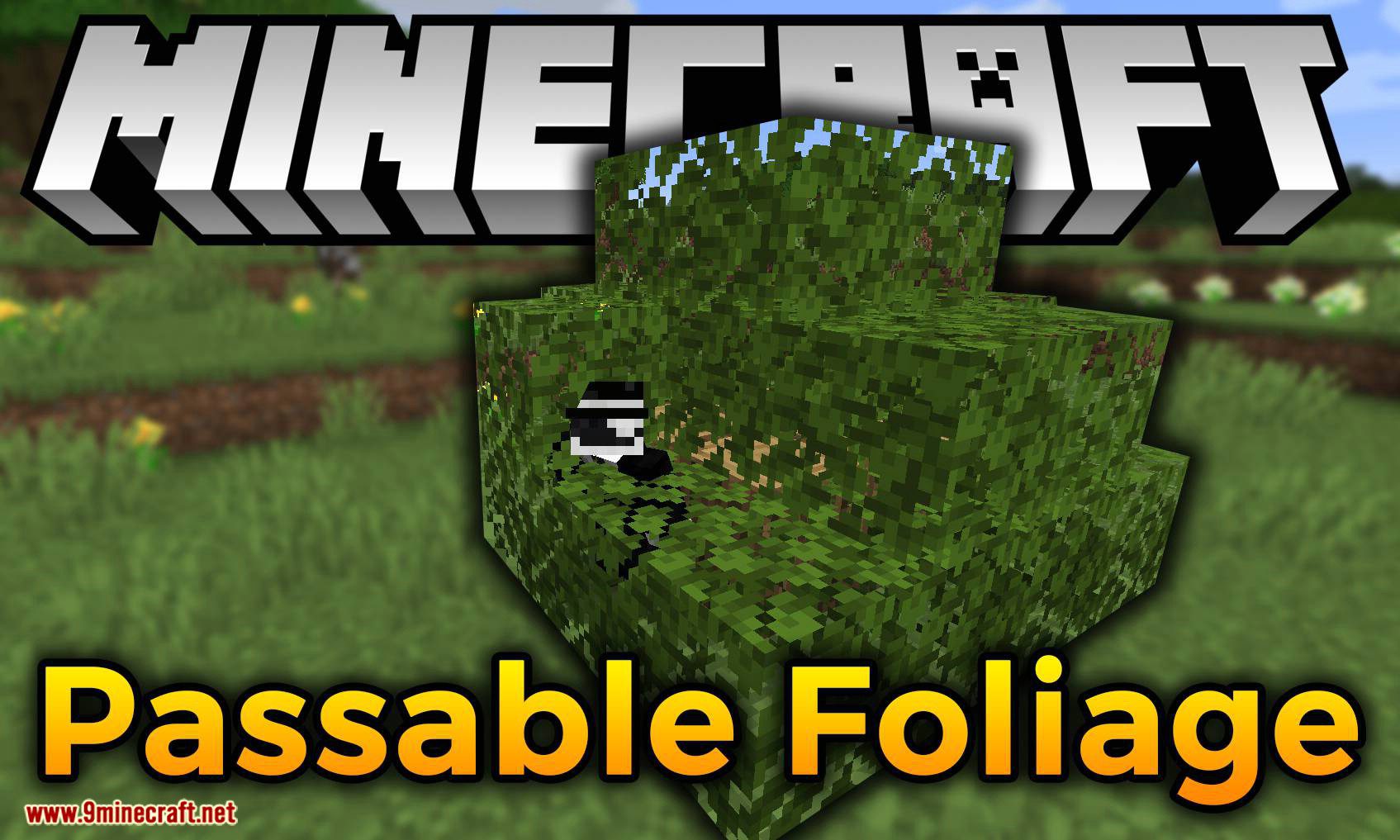 Passable Foliage Mod (1.20.1, 1.19.4) - Remove Collision from Leaves 1
