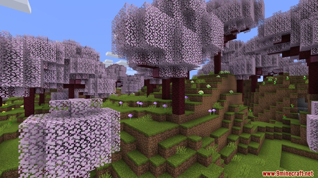 Sakura Forest Mod 1.15.2 (New Biomes, Ninja, Mystical) 2