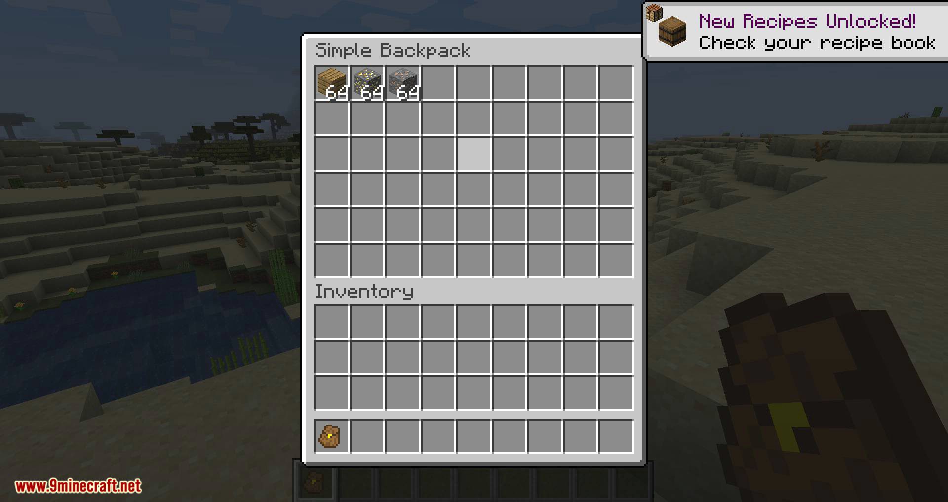Simple Backpack Mod (1.19.3, 1.18.2) - More Ways to Store Items 7