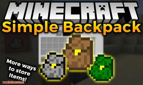 Simple Backpack Mod (1.19.3, 1.18.2) – More Ways to Store Items Thumbnail