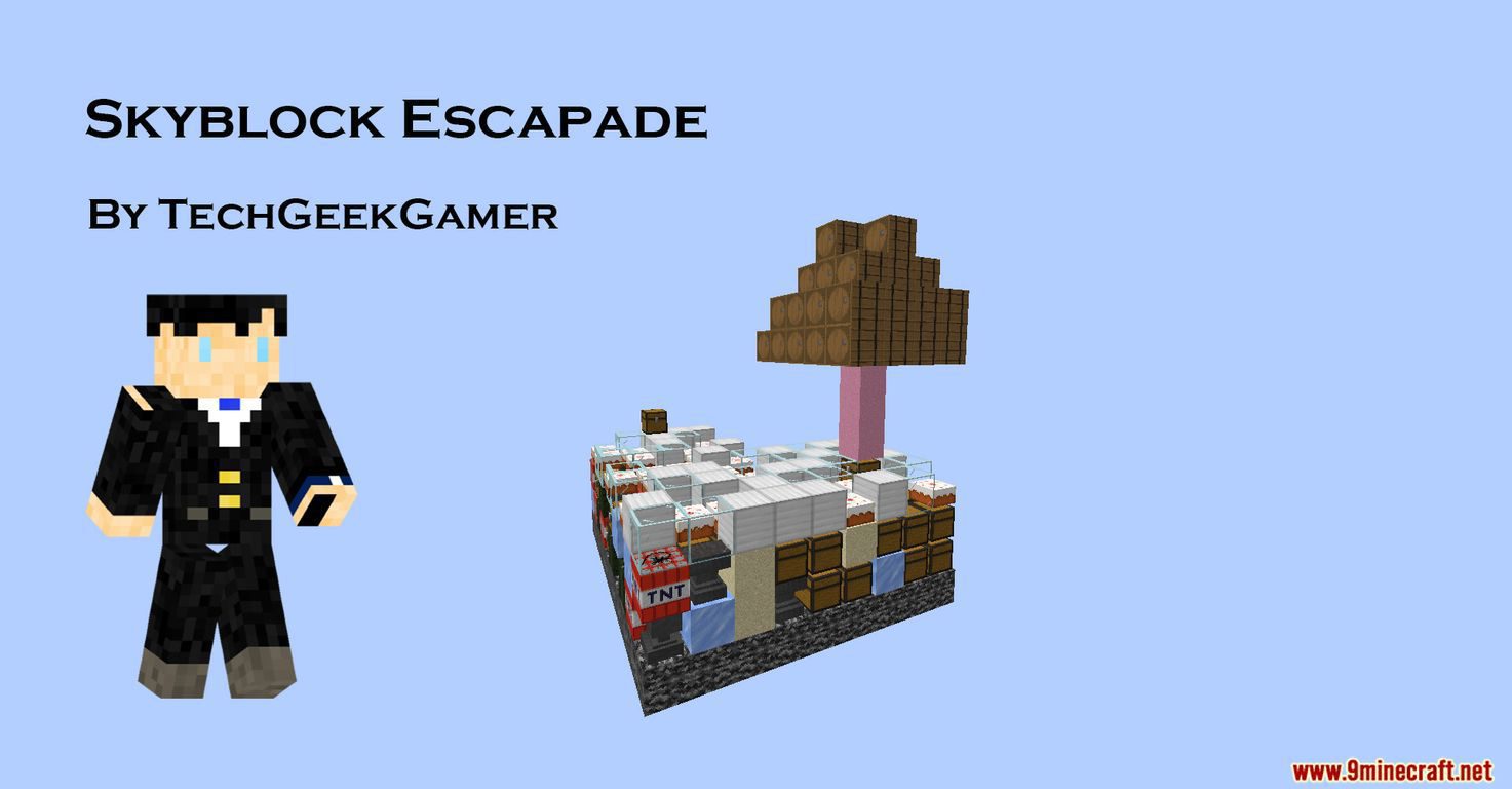 SkyBlock Escapade Map 1.14.4 for Minecraft 1