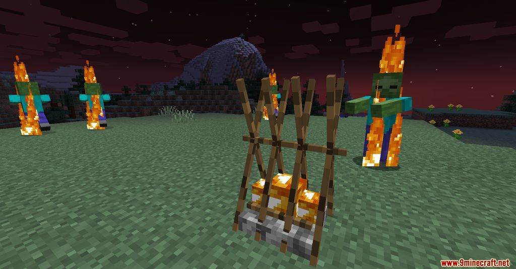 So It Burns Mod 1.16.1 (Better Firecamps, Warm effects) 5