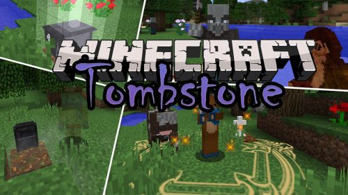 Tombstone Mod 1.12.2 (Entertaining Death System) Thumbnail