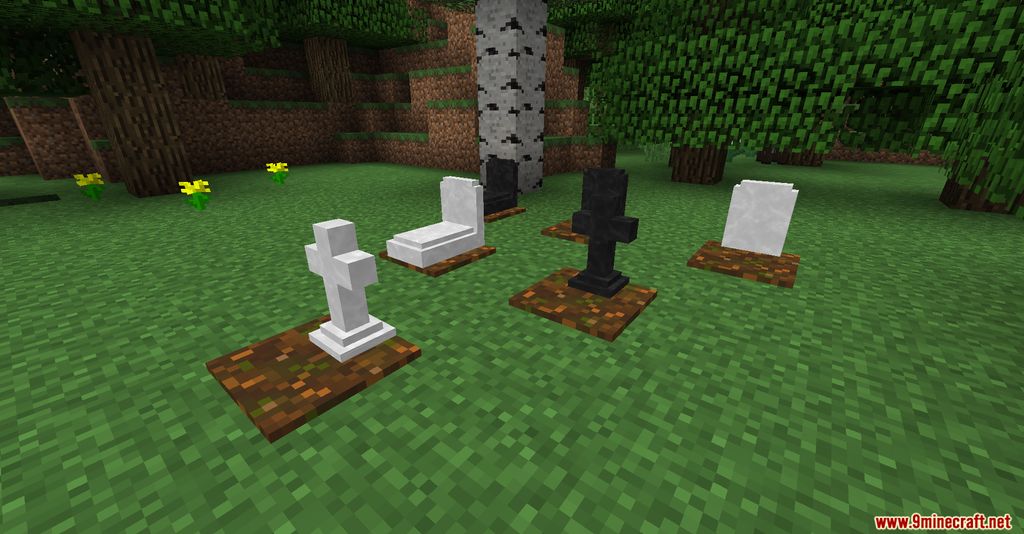 Tombstone Mod 1.12.2 (Entertaining Death System) 2