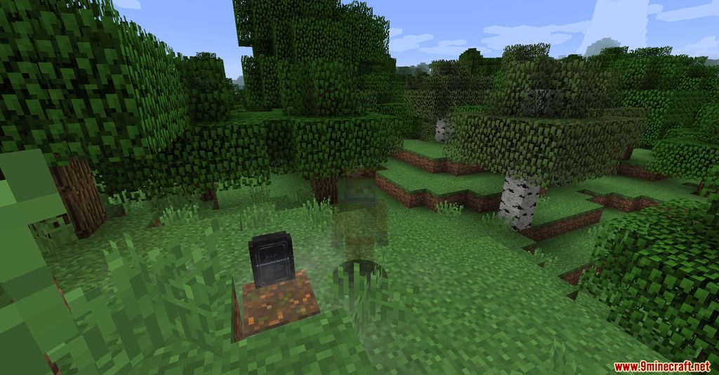 Tombstone Mod 1.12.2 (Entertaining Death System) 10