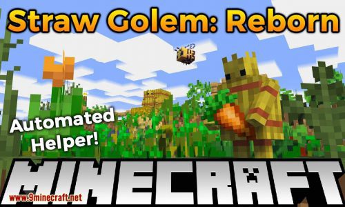 Straw Golem Reborn Mod (1.19.3, 1.18.2) – Automated Helper Thumbnail