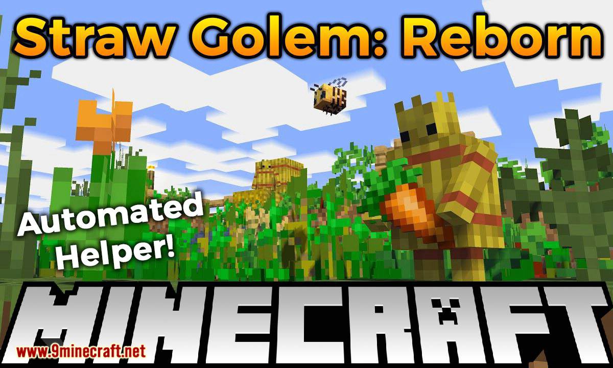 Straw Golem Reborn Mod (1.19.3, 1.18.2) - Automated Helper 1