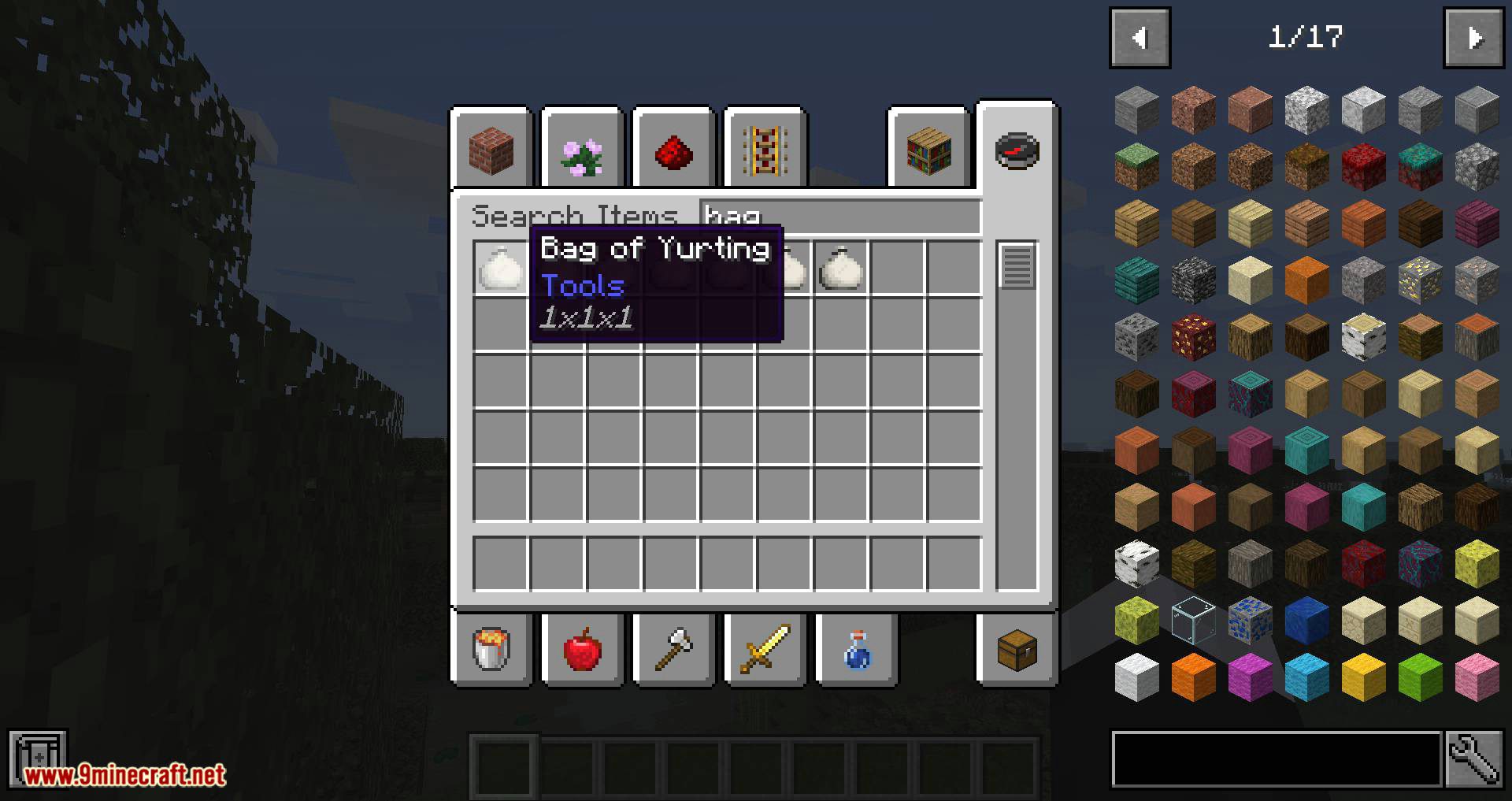 Bag of Yurting Mod (1.20.1, 1.19.2) - Store Your Favorite Yurts 2