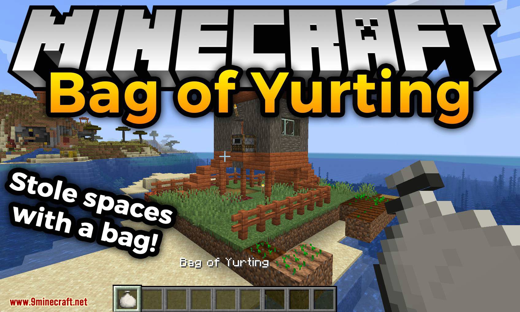 Bag of Yurting Mod (1.20.1, 1.19.2) - Store Your Favorite Yurts 1