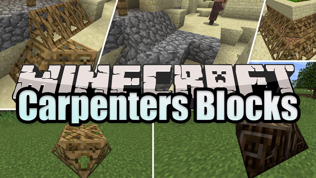 Carpenters Blocks Updated Mod 1.12.2 (Rotate Decorative Blocks) 1