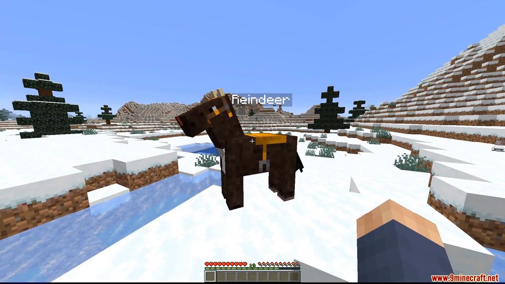 Christmas Animals Data Pack 1.16.5 (Bring Penguin, Reindeer and Robin to Your Minecraft World) 8