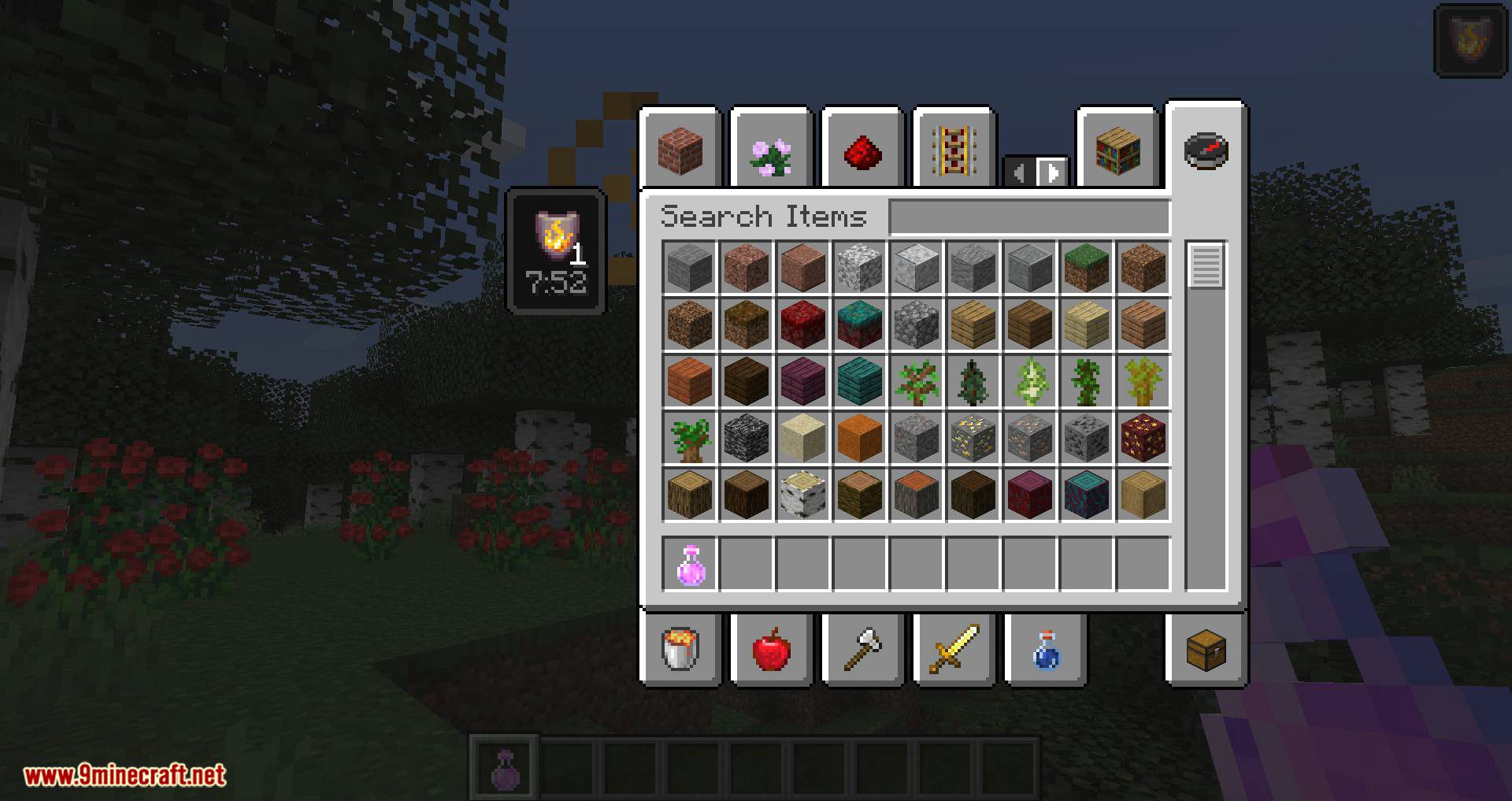 Compact Status Effects Mod (1.18.2, 1.17.1) - Brief Status Effects 7