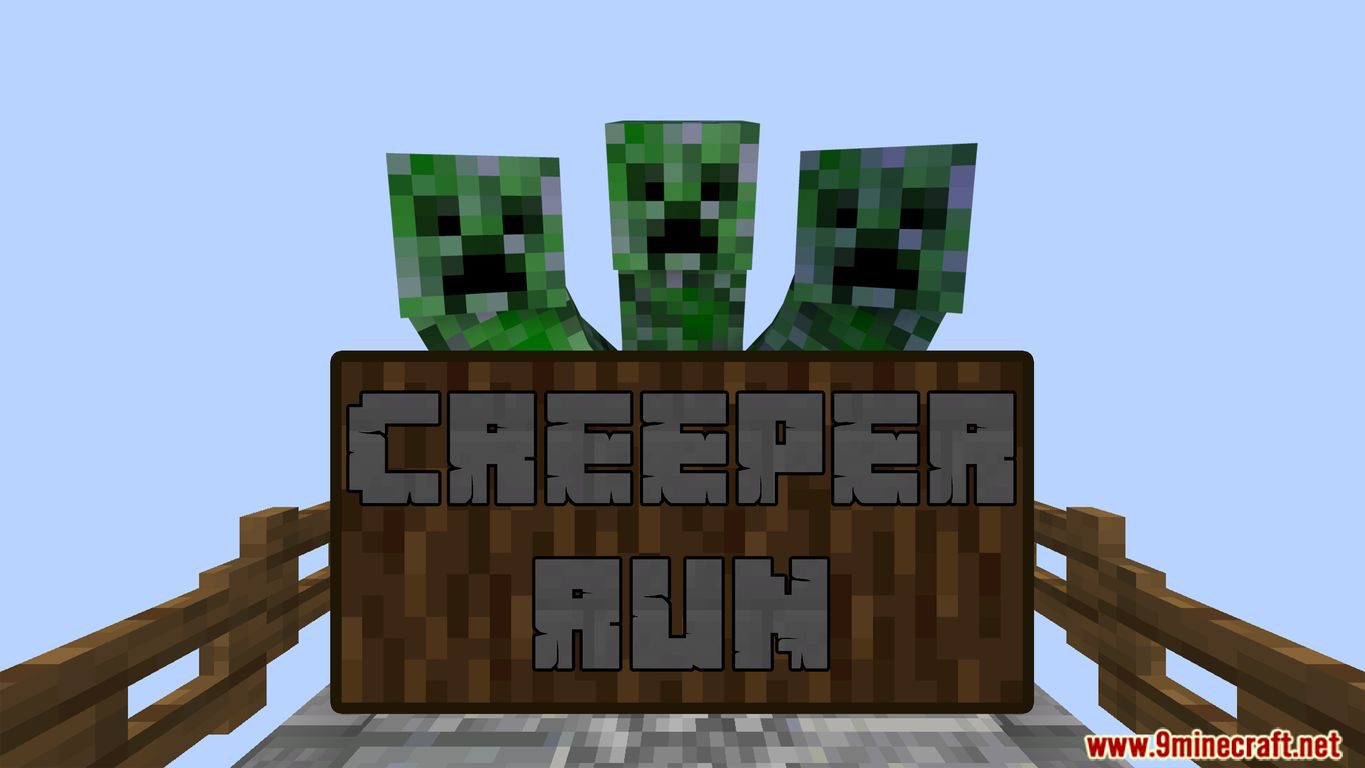 Creeper Run Map 1.15.2 for Minecraft 1