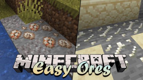 Easy Ores Mod 1.14.4 (Vanilla Resource Ores) Thumbnail