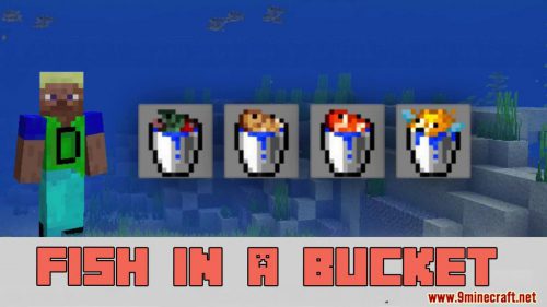 Fish In A Bucket Data Pack 1.15.2 (Craft Fish Bucket Easily) Thumbnail