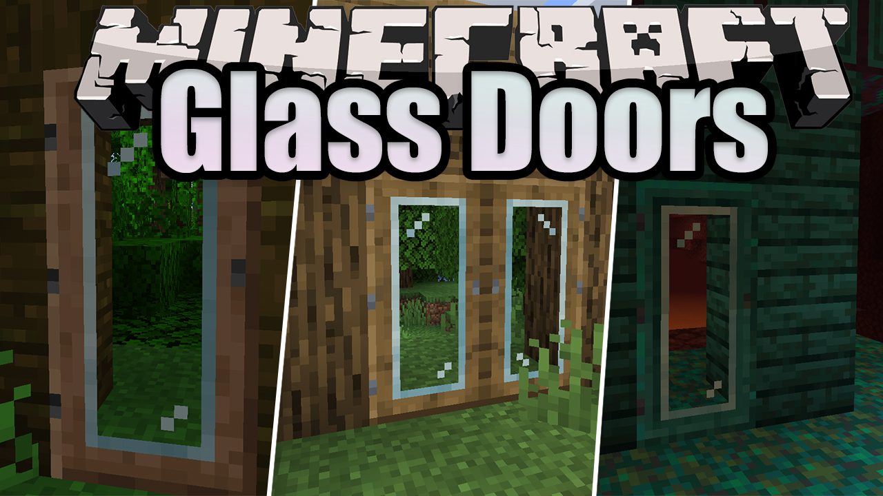 Glass Doors Mod 1.16.2 (Transparent Doors) 1