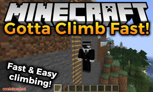 Gotta Climb Fast Mod 1.16.5, 1.15.2 (Fast & Easy Climbing) Thumbnail