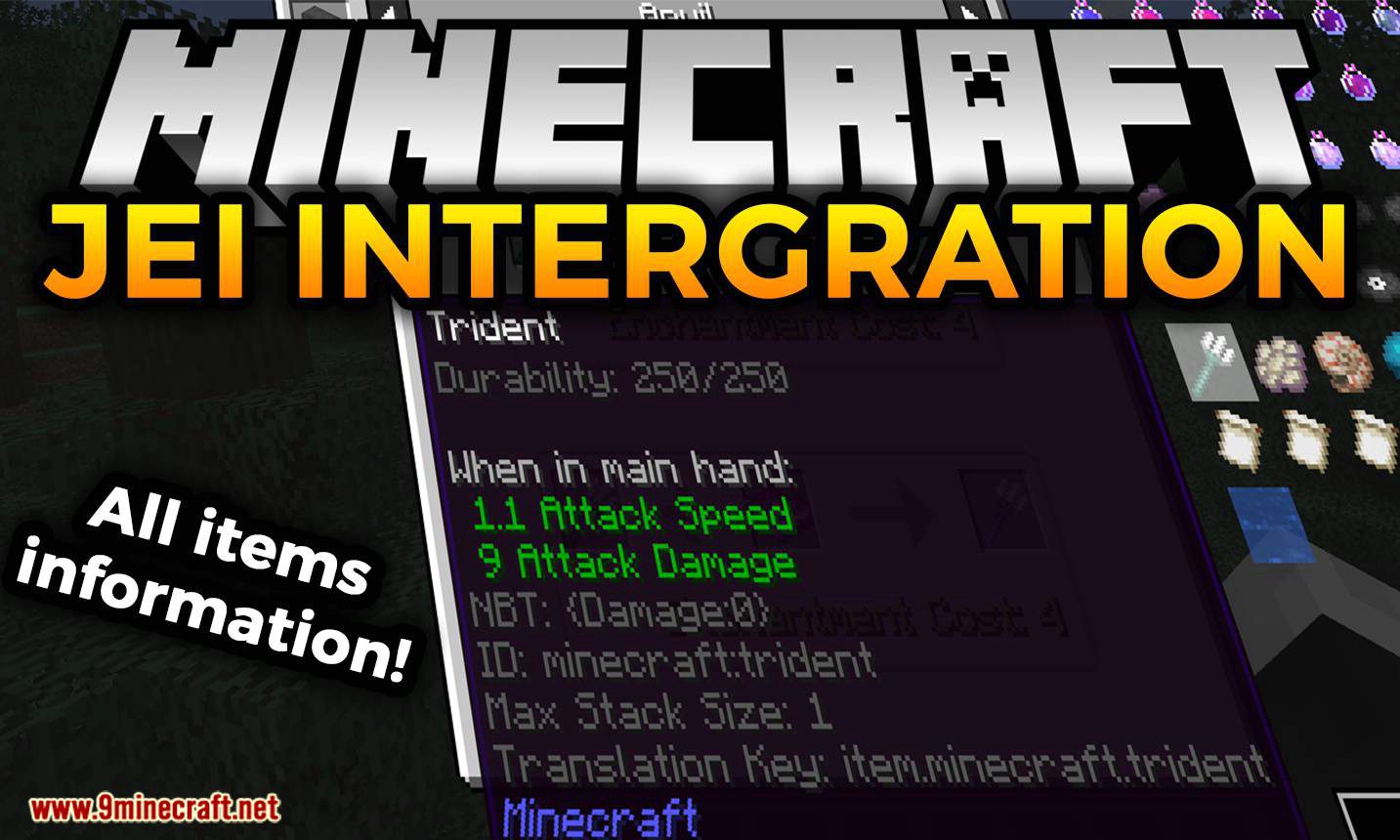 JEI Integration Mod (1.18.2, 1.17.1) - View Items and Recipes 1