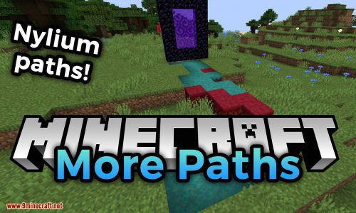 More Paths Mod 1.16.2, 1.16.1 (Nylium Paths) Thumbnail