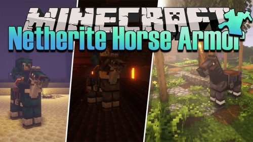 Netherite Horse Armor Mod (1.20.1, 1.19.4) – Defensive Horses Thumbnail