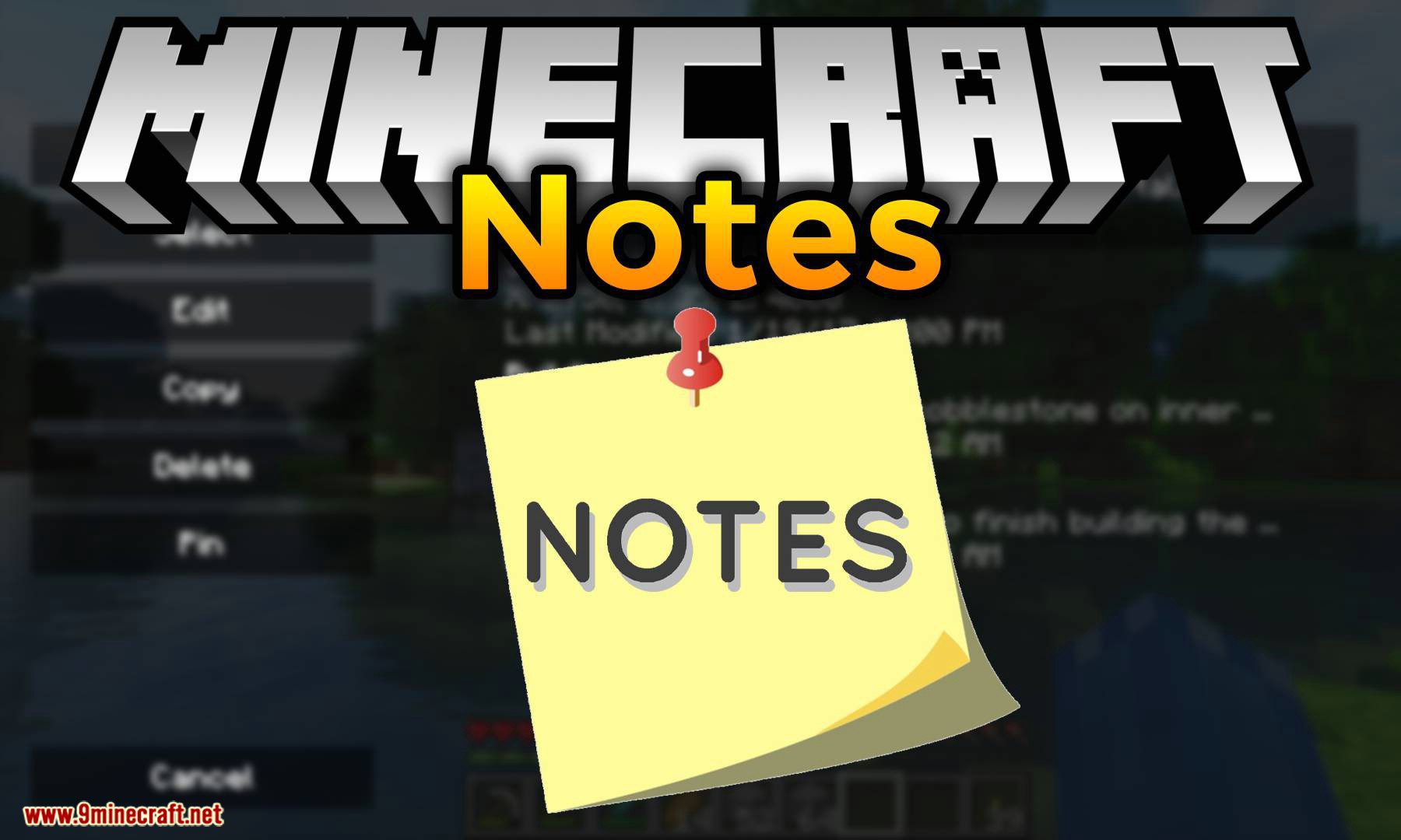 Notes Mod (1.20.4, 1.19.4) - In-game Notepad 1