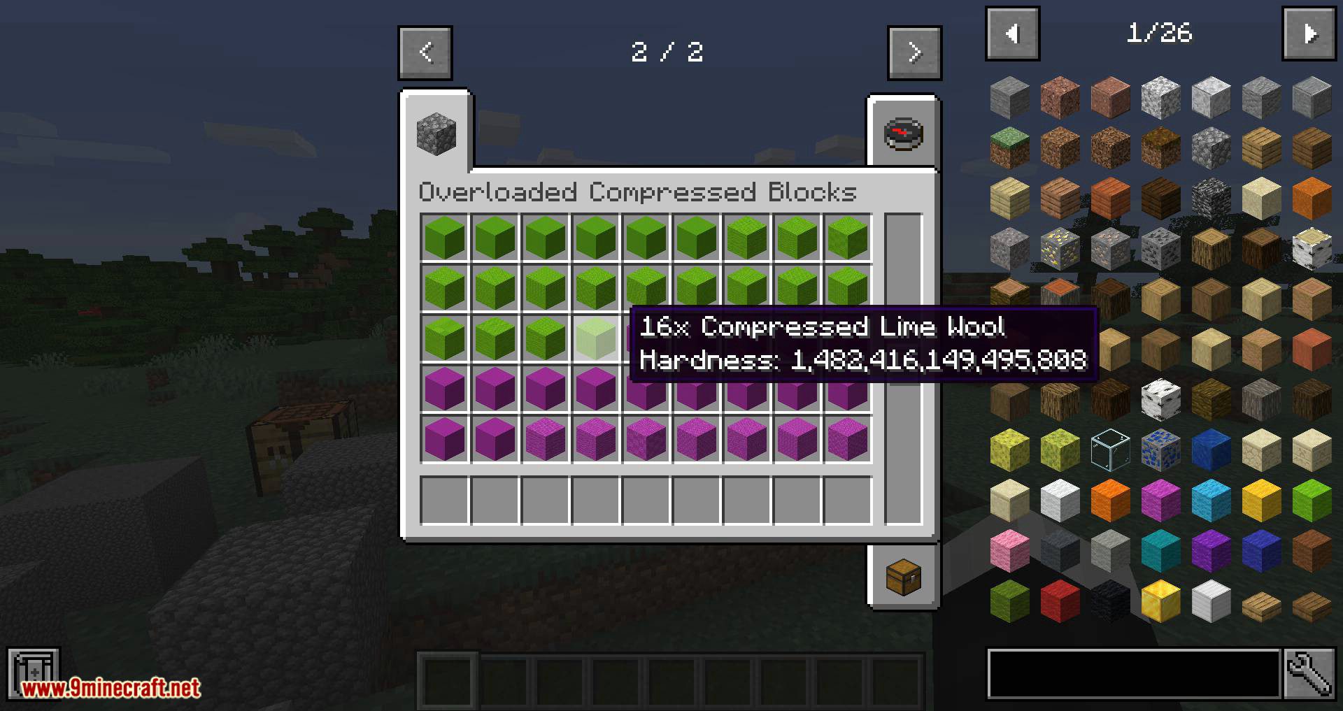 Overloaded Compressed Blocks Mod 1.16.5 1.15.2 (Compressed Everything) 11