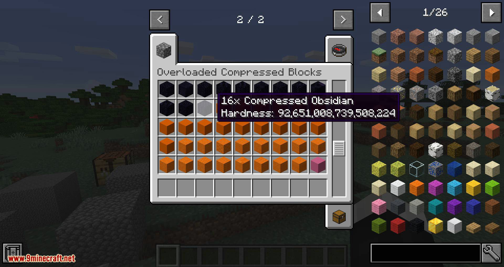 Overloaded Compressed Blocks Mod 1.16.5 1.15.2 (Compressed Everything) 12