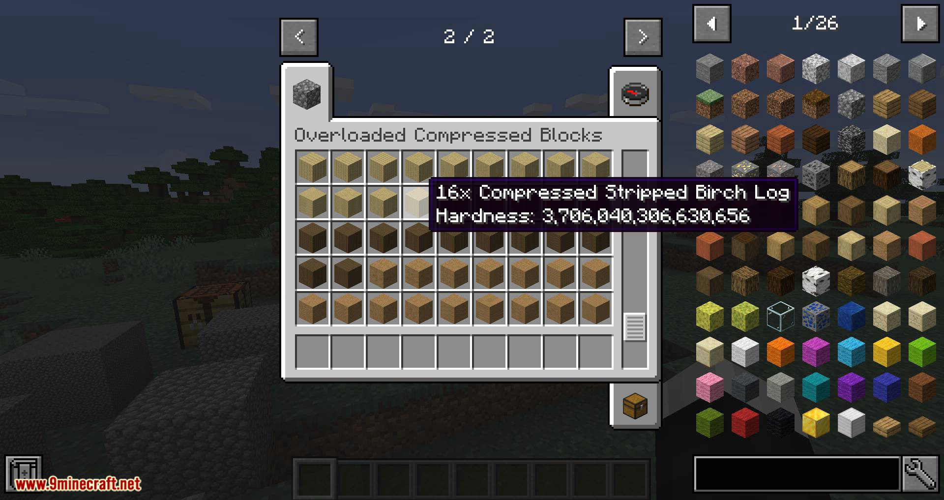 Overloaded Compressed Blocks Mod 1.16.5 1.15.2 (Compressed Everything) 13