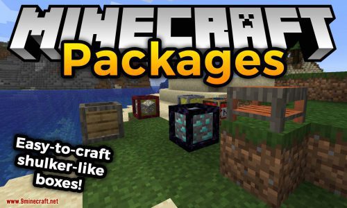 Packages Mod (1.20.1, 1.19.4) – Easy to Craft Shulker Like Boxes Thumbnail