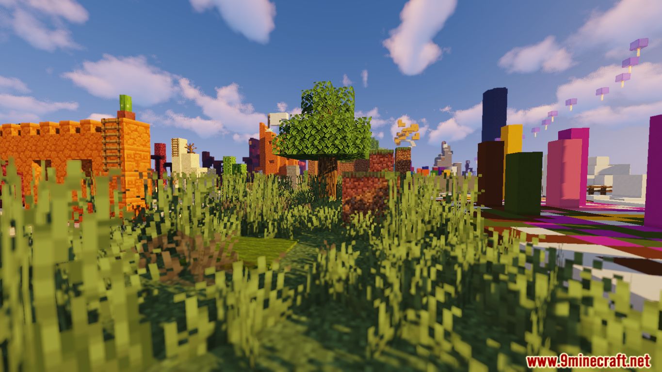 Parkour Stripes Map 1.15.2 for Minecraft 3