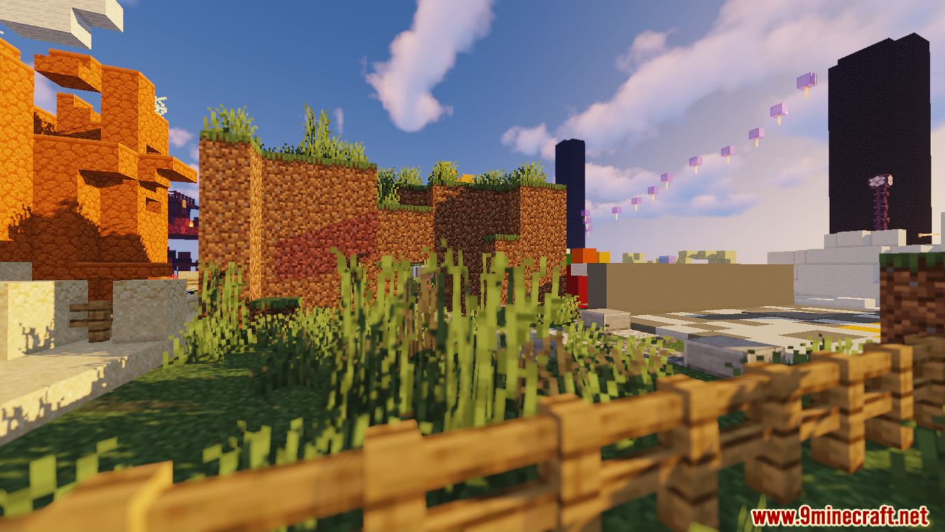 Parkour Stripes Map 1.15.2 for Minecraft 4