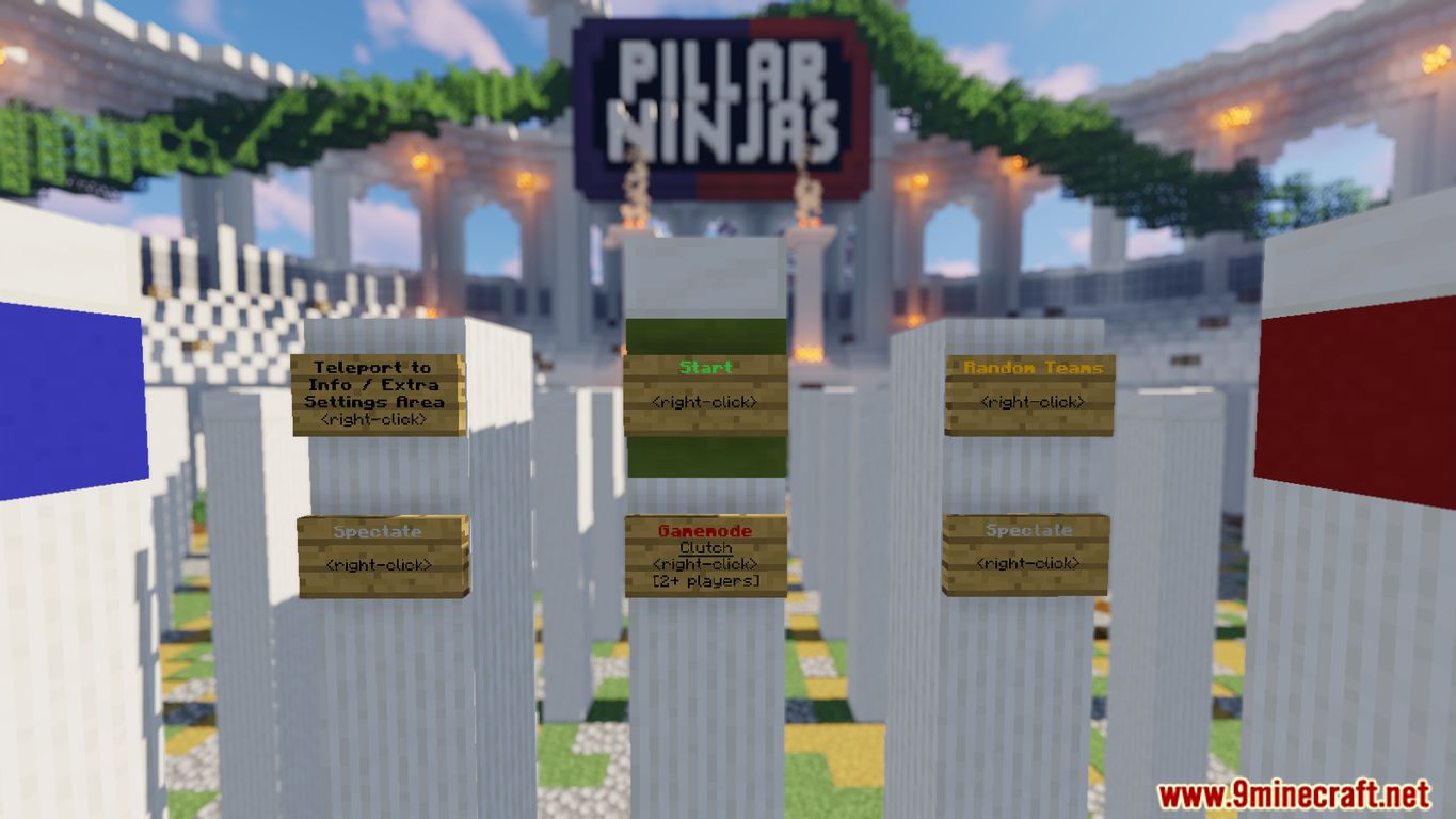 Pillar Ninjas Map 1.15.2 for Minecraft 2