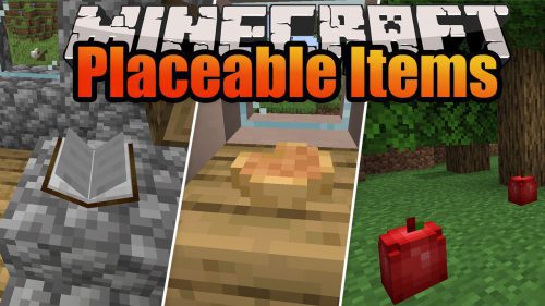 Rosy’s Placeable Items Mod 1.16.1 (Placeable Vanilla Items) Thumbnail