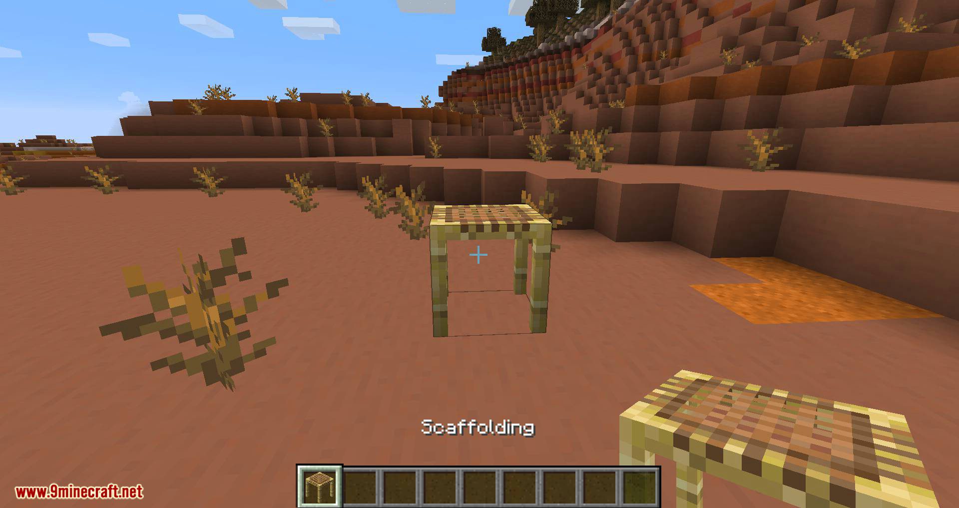 Scaffolding Behavior Mod (1.20.1, 1.19.4) - Ladder, Redstone, Rail in One Spot 2