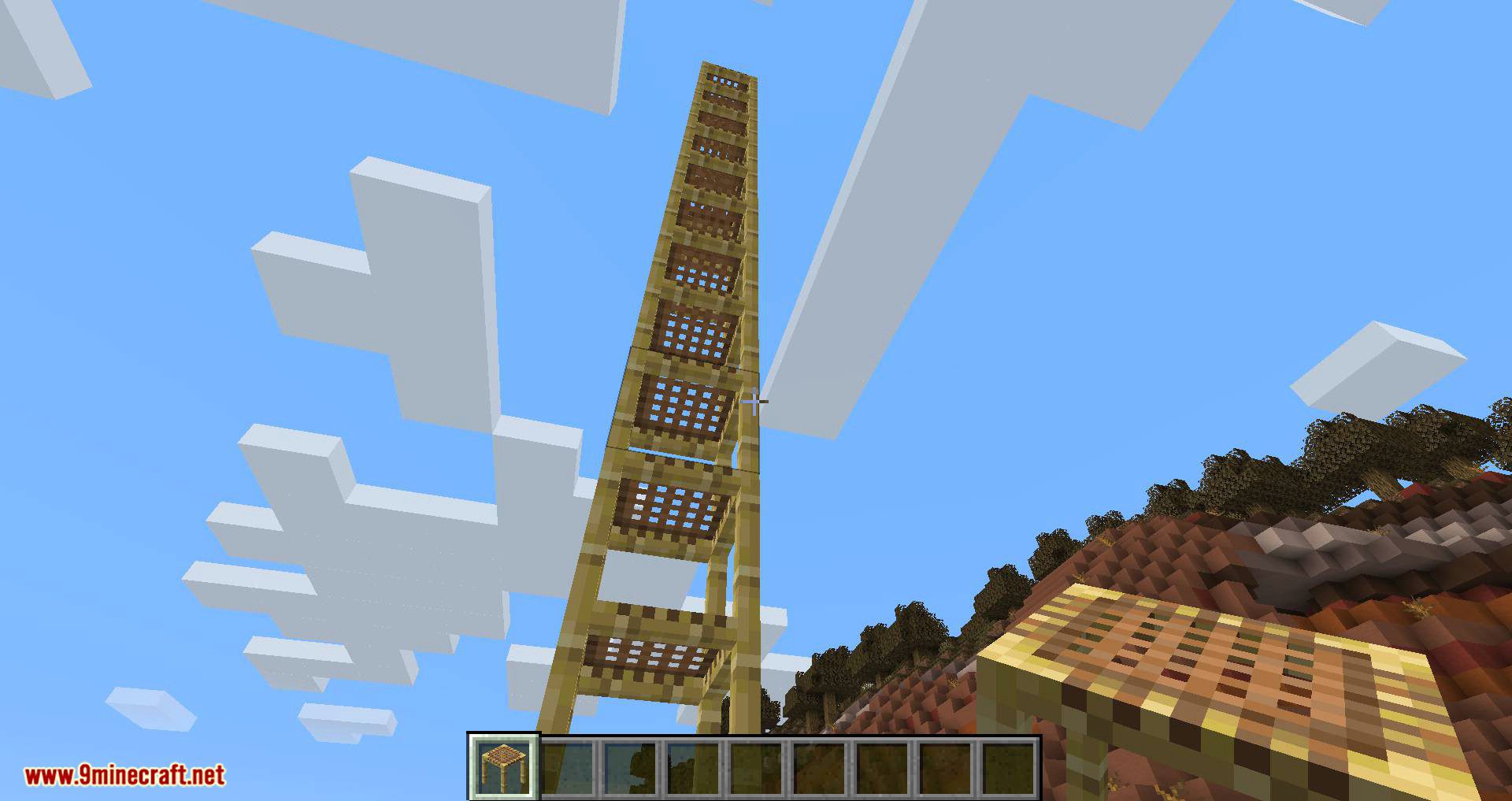 Scaffolding Behavior Mod (1.20.1, 1.19.4) - Ladder, Redstone, Rail in One Spot 3