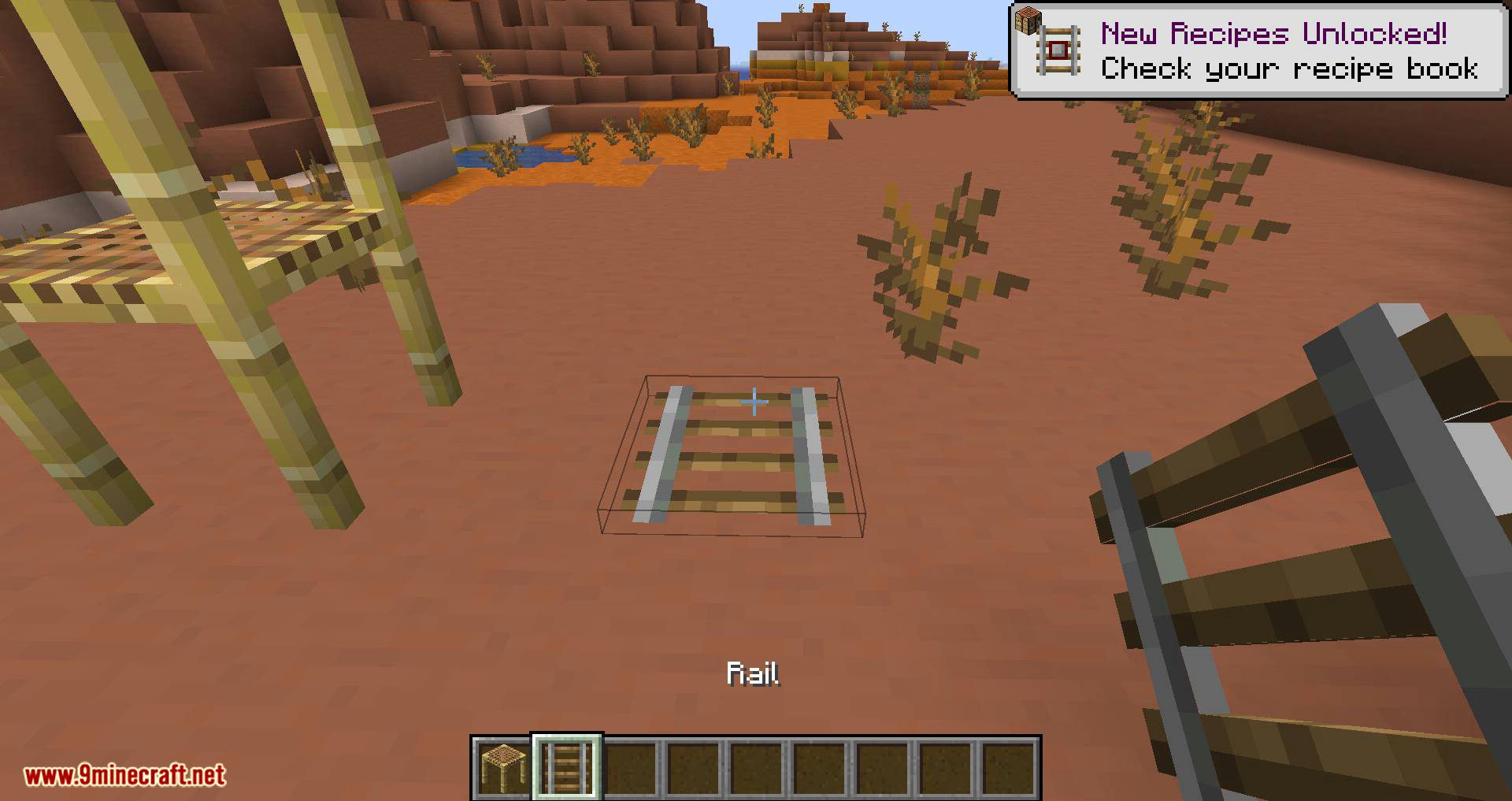 Scaffolding Behavior Mod (1.20.1, 1.19.4) - Ladder, Redstone, Rail in One Spot 4