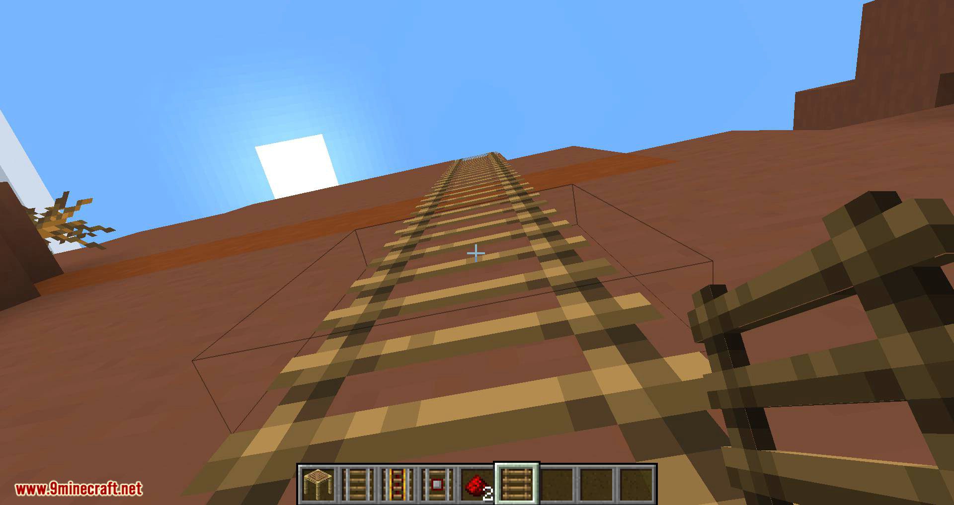 Scaffolding Behavior Mod (1.20.1, 1.19.4) - Ladder, Redstone, Rail in One Spot 13