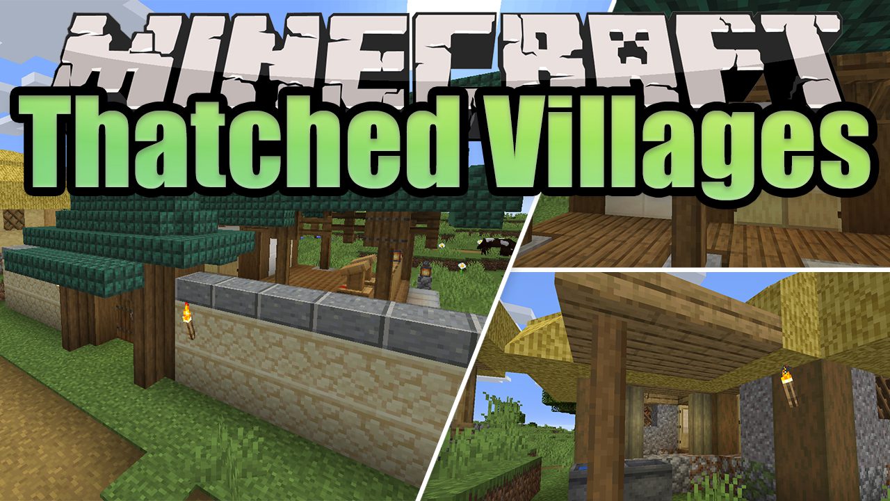 Thatched Villages Mod (1.19.2, 1.18.2) - New Villages, Decorative Locations 1
